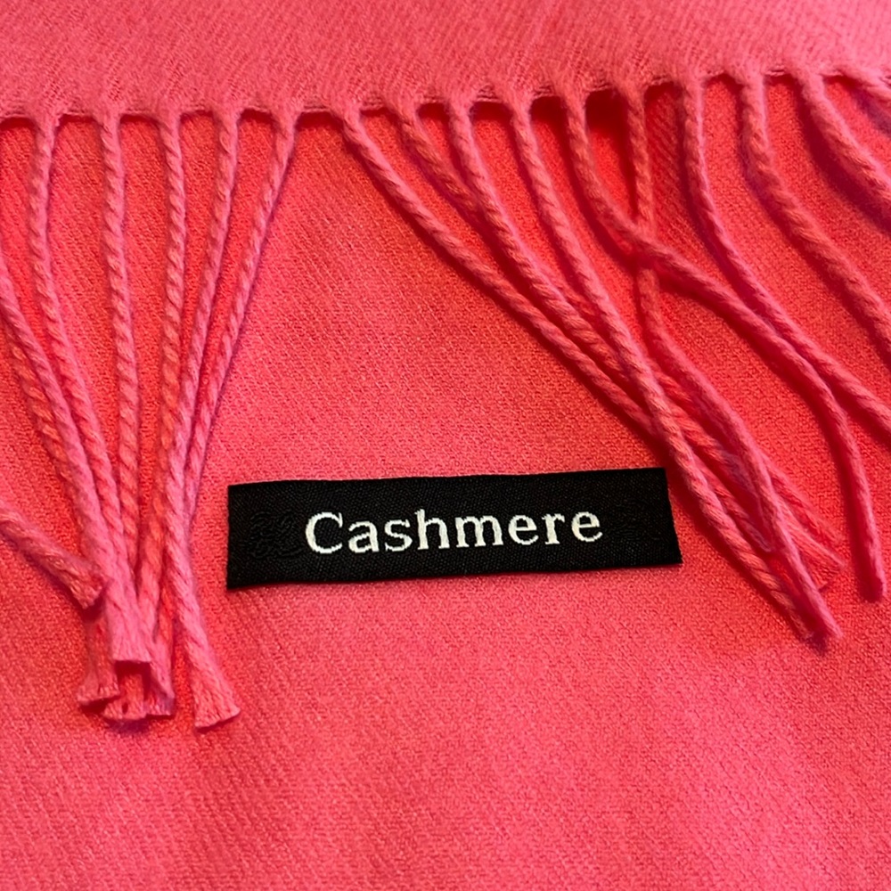 Cashmere Wrap Salmon Super Soft Never Worn
